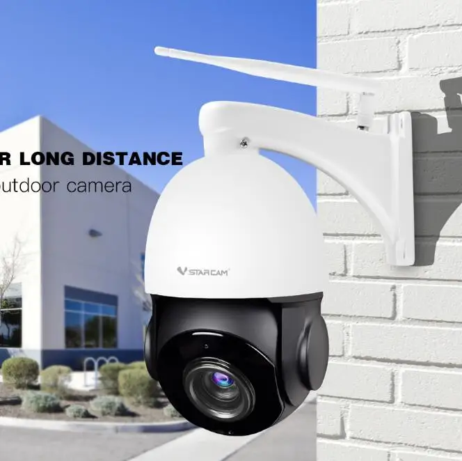 

Vstarcam 4.0MP 18X Zoom Long Distance Monitoring Wireless PTZ IP Camera Outdoor Water-proof Human Tracking Smoke Alarm Sensor