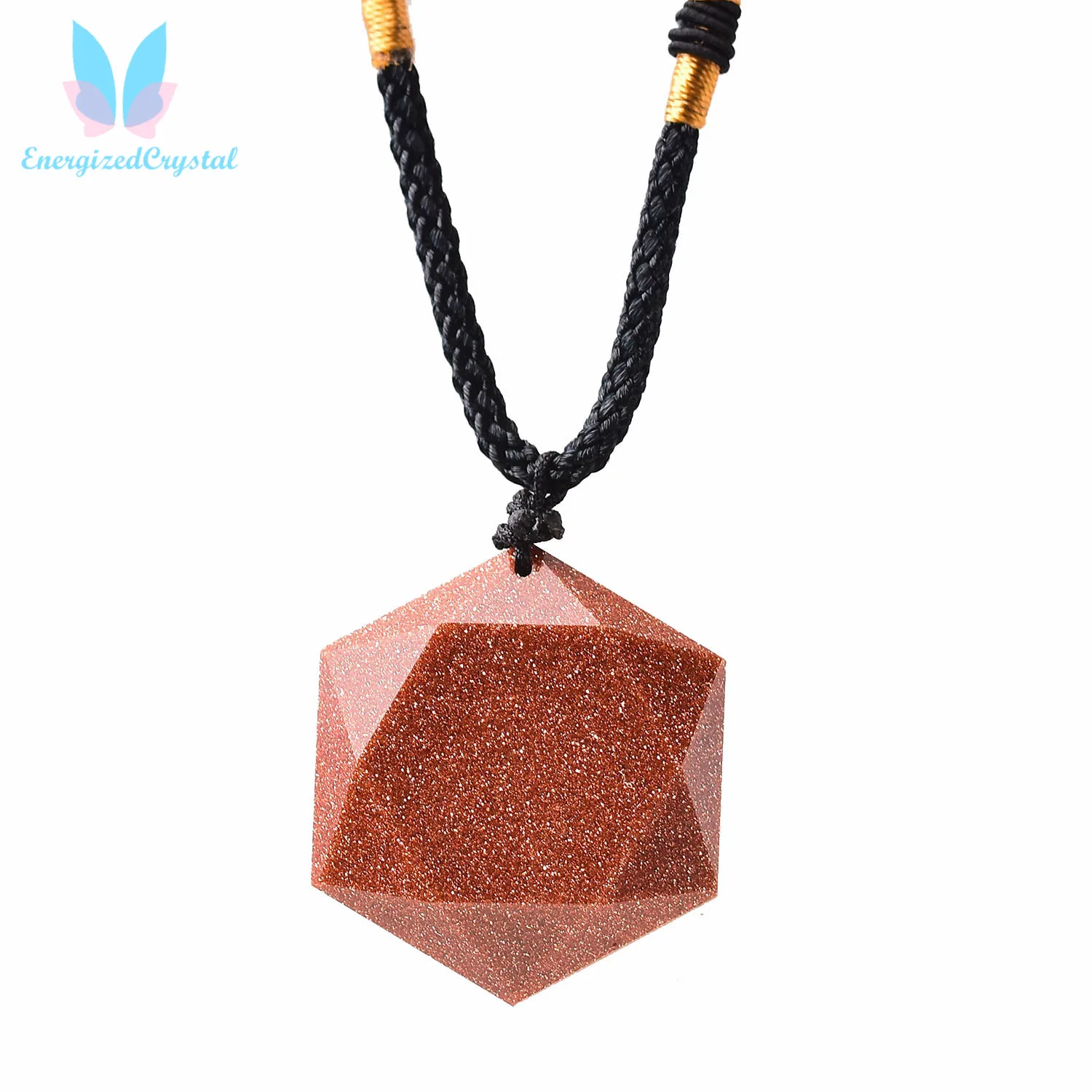 Fashion Gold Sand Quartz Healing Charka Hexagram Healing Crystal Pendant Gift US Stock
Fashion Gold Sand Quartz Healing Charka Hexagram Healing Crystal Pendant Gift US Stock