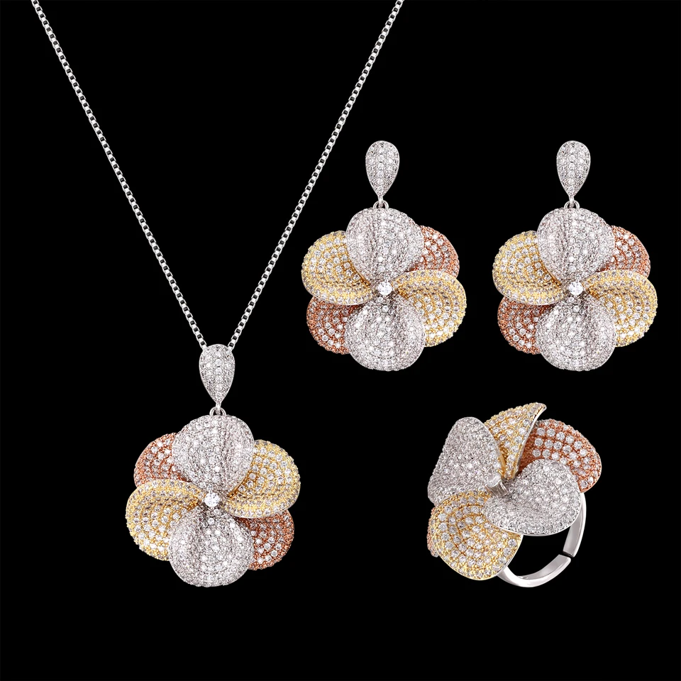 Zlxgirl jewelry full mirco paved zircon wedding pendant and earring jewelry sets for women Dubai Gold color bridal necklace sets
Zlxgirl jewelry full mirco paved zircon wedding pendant and earring jewelry sets for women Dubai Gold color bridal necklace sets