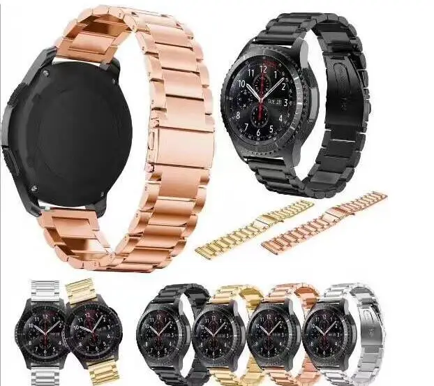 Ремешок для часов amazfit 3 2 GTR GTS pace bip металлический браслет huawei GT pro 18 20 22 мм |