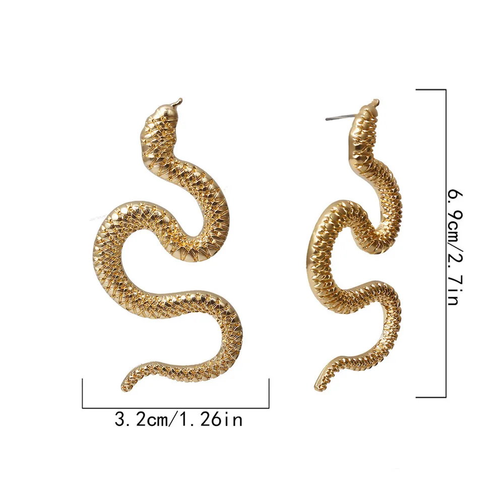 Europe Jewelry Personality Distorted Snake Geometric Hip-hop Earrings Female Exaggerated Serpentine Embossed Stud Earings
Europe Jewelry Personality Distorted Snake Geometric Hip-hop Earrings Female Exaggerated Serpentine Embossed Stud Earings