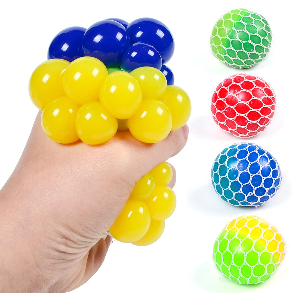 6.5cm Vent Two-color Grape Ball Squeeze Anti-compression and Decompression Toy Adult Toy Soft Ball Children's Toy Children Gift
6.5cm Vent Two-color Grape Ball Squeeze Anti-compression and Decompression Toy Adult Toy Soft Ball Children's Toy Children Gift