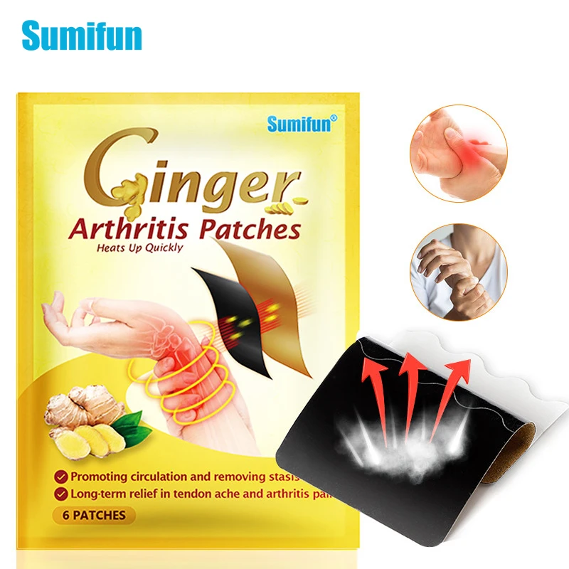6Pcs Ginger Patch Tenosynovitis Joints Pain Patch Hand Wrist Thumb Tendon Sheath Pain Relieve Backache Knee Neck Pain Plaster
6Pcs Ginger Patch Tenosynovitis Joints Pain Patch Hand Wrist Thumb Tendon Sheath Pain Relieve Backache Knee Neck Pain Plaster