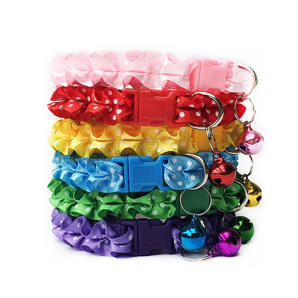 1pc Cartoon Dog Cat Collars With Bell Adjustable Polyester Buckle Collar Cat Pet Supplies Accessories Collar Small Dog Necklace
1pc Cartoon Dog Cat Collars With Bell Adjustable Polyester Buckle Collar Cat Pet Supplies Accessories Collar Small Dog Necklace