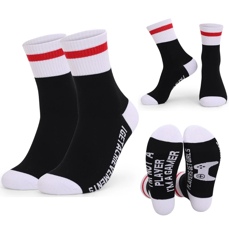 Men Boy Teen Novelty Funny Gaming Socks Please Do Not Disturb Letters Print Contrast Color Casual Mid Tube Hosiery Games M6CD
Men Boy Teen Novelty Funny Gaming Socks Please Do Not Disturb Letters Print Contrast Color Casual Mid Tube Hosiery Games M6CD