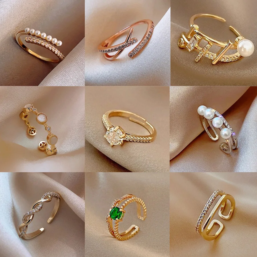 2022 New Korean Version of Simple Pearl Zircon Ring Female ins Tide Cold Wind Open Ring Women Fashion Ring Birthday Jewelry Gift
2022 New Korean Version of Simple Pearl Zircon Ring Female ins Tide Cold Wind Open Ring Women Fashion Ring Birthday Jewelry Gift