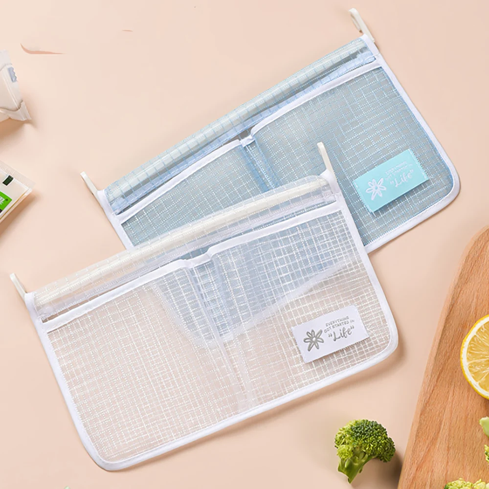 Refrigerator Storage Mesh Bag Hanging Household Kitchen Classification Bag Multifunctional Double-Compartment Refrigerator
Refrigerator Storage Mesh Bag Hanging Household Kitchen Classification Bag Multifunctional Double-Compartment Refrigerator