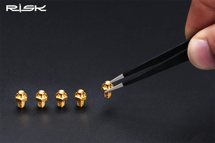 RISK 8pcs Titanium Alloy Bicycle Pedals Anti-slip Fixing Screws MTB Road Cycling XC Cross-country Hexagon Anti-skid Bolts M4*5mm
RISK 8pcs Titanium Alloy Bicycle Pedals Anti-slip Fixing Screws MTB Road Cycling XC Cross-country Hexagon Anti-skid Bolts M4*5mm