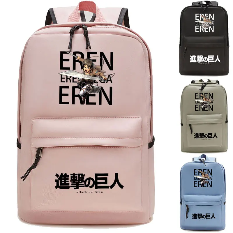 Anime Backpack Attack on Titan Anime Cosplay Bag Cartoon Canvas Backpack Schoolbag Shoulders Travel Bags Outdoor Backpack
Anime Backpack Attack on Titan Anime Cosplay Bag Cartoon Canvas Backpack Schoolbag Shoulders Travel Bags Outdoor Backpack