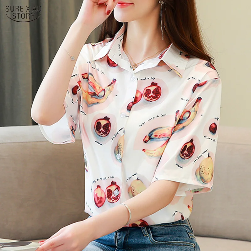 Korean Style Printed Short Sleeved Shirt Women's Summer Plus Size Loose Office Lady Blouses Blusas Mujer De Moda 2021 Tops 10073
Korean Style Printed Short Sleeved Shirt Women's Summer Plus Size Loose Office Lady Blouses Blusas Mujer De Moda 2021 Tops 10073