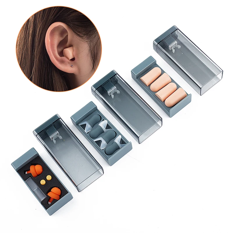 

Earplugs for Sleep Noise Cancelling Sleeping Earplugs Comfortable Reusable Rebound Ear Plugs Noise Filter