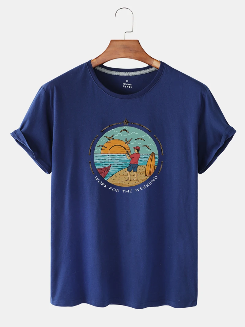 Spring and Summer New Style Anti-Wrinkle Creativity Fish Pattern Printing Casual Sports Short Sleeve T-shirt For Woman
Spring and Summer New Style Anti-Wrinkle Creativity Fish Pattern Printing Casual Sports Short Sleeve T-shirt For Woman