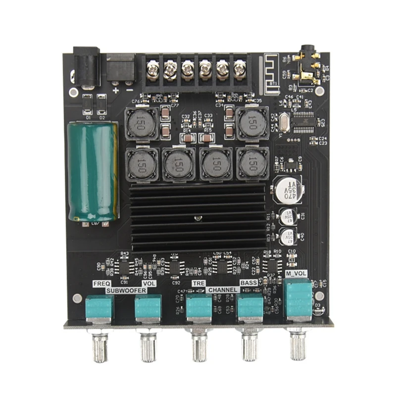 Bluetooth 5.0 2.1 Channel Power Audio Stereo Subwoofer Amplifier Board 50WX2+100W TREBLE Bass Note Tuning AMP ZK-TB21
Bluetooth 5.0 2.1 Channel Power Audio Stereo Subwoofer Amplifier Board 50WX2+100W TREBLE Bass Note Tuning AMP ZK-TB21