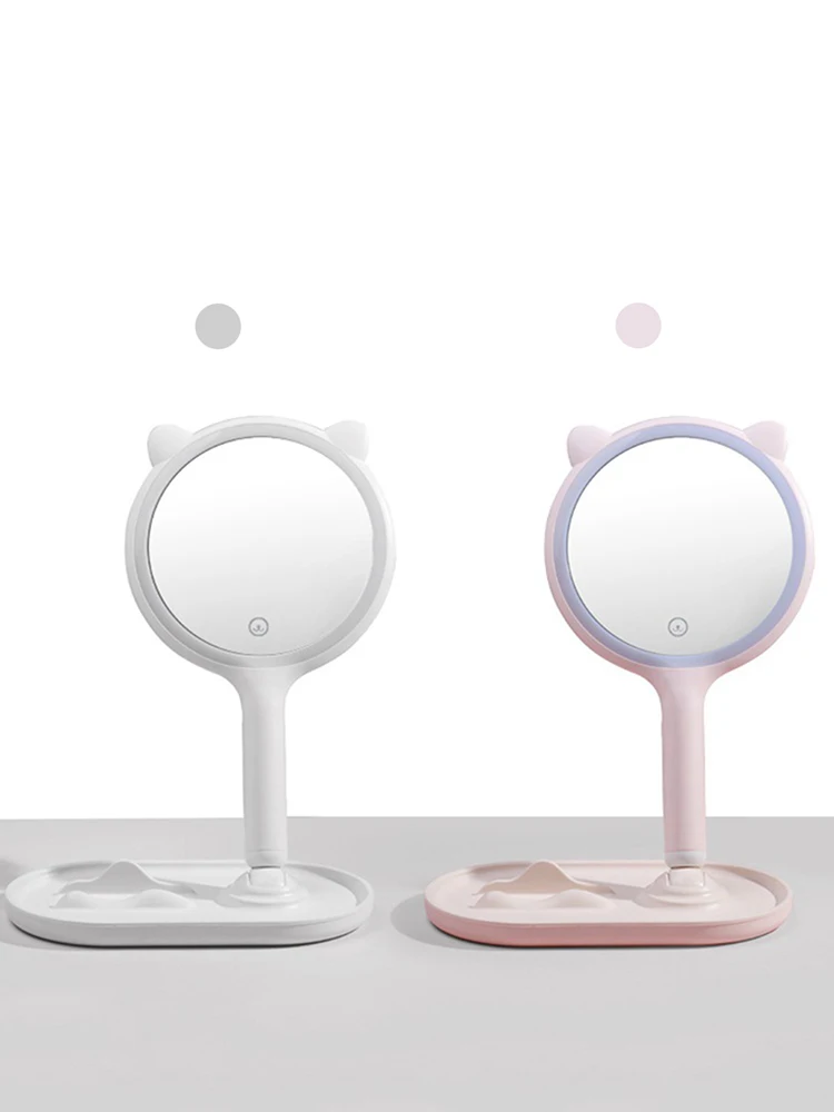Desktop LED Makeup Mirror 5X Magnifying USB Charging Adjustable Bright Diffused Light Touch Screen Beauty Mirrors for Tabletop 
Desktop LED Makeup Mirror 5X Magnifying USB Charging Adjustable Bright Diffused Light Touch Screen Beauty Mirrors for Tabletop