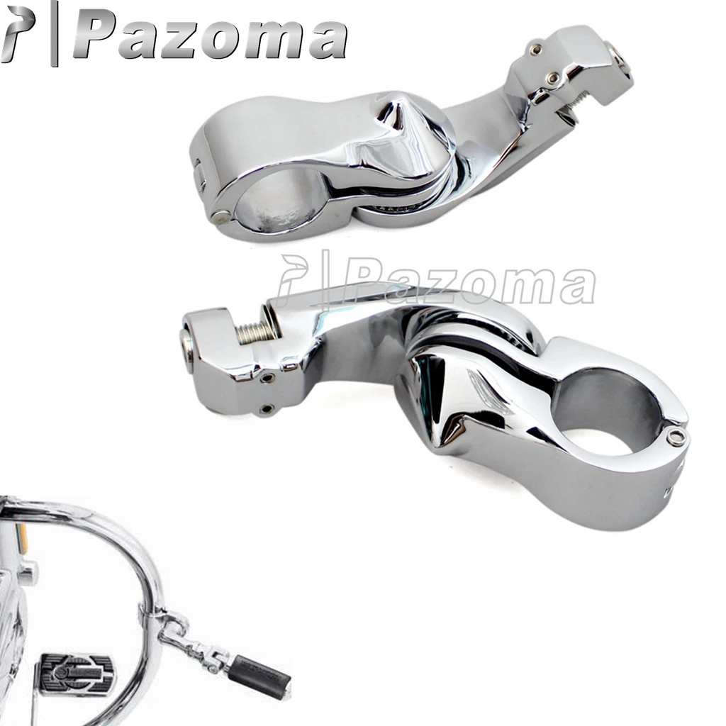 2pcs 1 1/4" Chrome Short Angled Adjustable Highway Foot Peg Mount for Harley Sportster Softail Road King Street Glide Fat Boy
2pcs 1 1/4" Chrome Short Angled Adjustable Highway Foot Peg Mount for Harley Sportster Softail Road King Street Glide Fat Boy