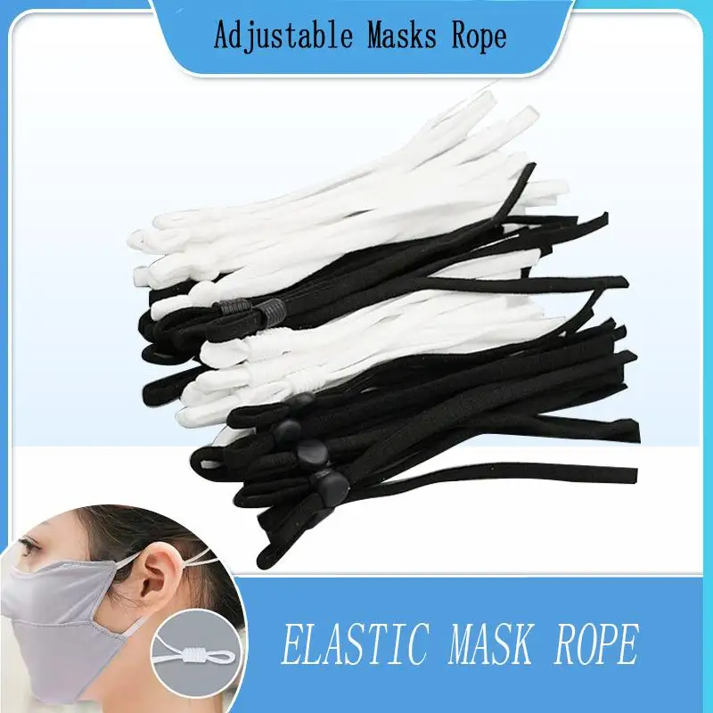Mask Sewing Elastic Band Cord with Adjustable Buckle Stretchy Mask Earloop Lanyard Earmuff Rope DIY Making Supplies
Mask Sewing Elastic Band Cord with Adjustable Buckle Stretchy Mask Earloop Lanyard Earmuff Rope DIY Making Supplies
