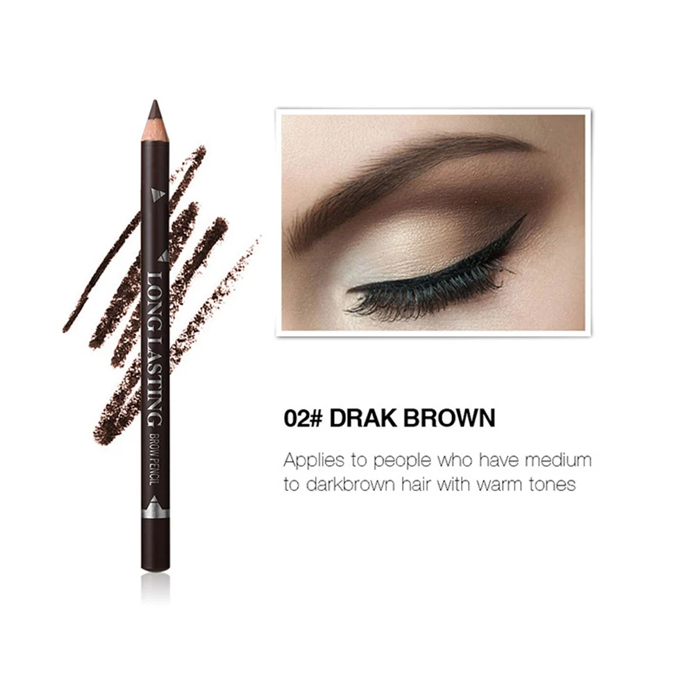 Classic 3 Elementary Colors MENOW Eyebrow Pencil Black/Brown/Dark Brown Natural Makeup Long-lasting Brow Liner
Classic 3 Elementary Colors MENOW Eyebrow Pencil Black/Brown/Dark Brown Natural Makeup Long-lasting Brow Liner