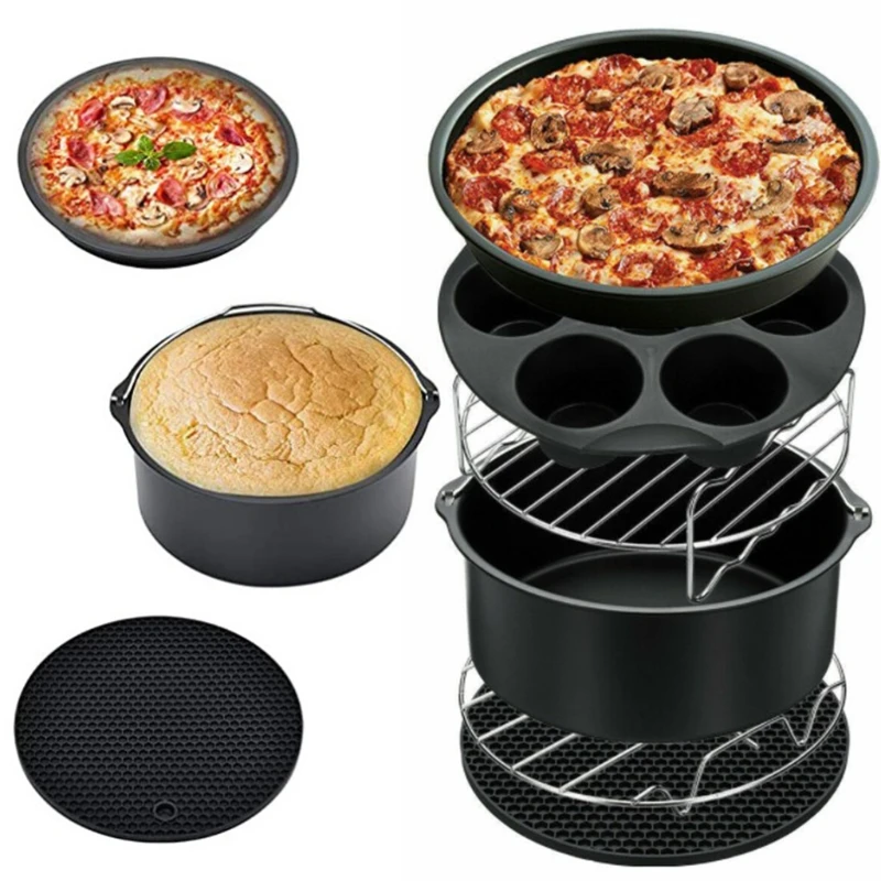 C5AD 1 Set Air Fryers Accessories 12 Pieces Fit Air Fryers BPA Free Dishwasher Safe Nonstick Coating Stainless Steel Material
C5AD 1 Set Air Fryers Accessories 12 Pieces Fit Air Fryers BPA Free Dishwasher Safe Nonstick Coating Stainless Steel Material