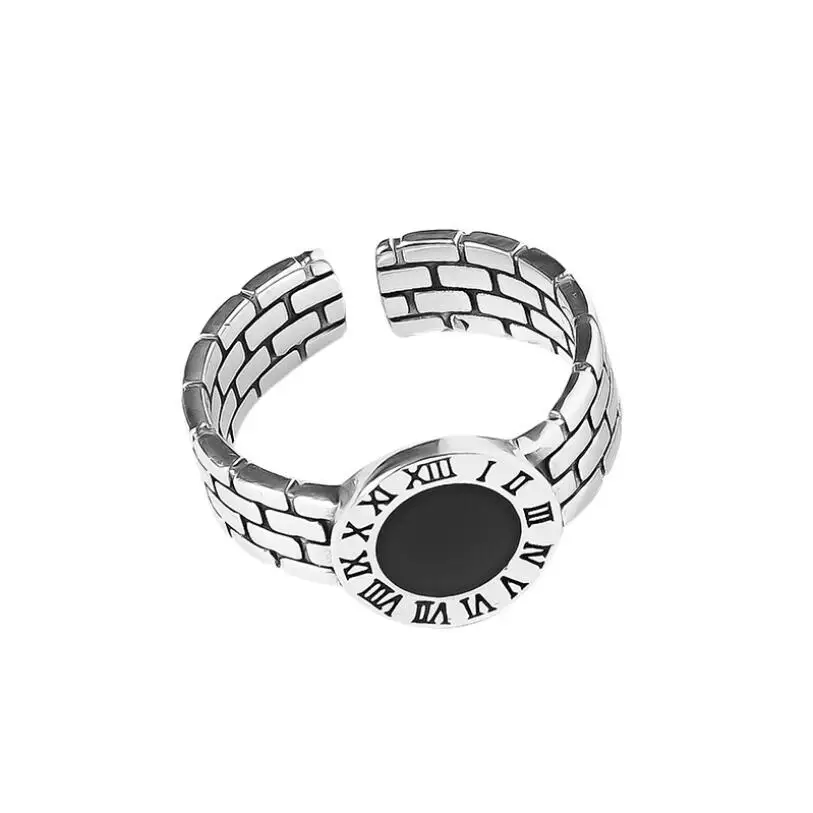 Multilayer Winding Black Roman Numerals Retro Index Finger Opening Rings For Women Couple Fine Jewelry R406
Multilayer Winding Black Roman Numerals Retro Index Finger Opening Rings For Women Couple Fine Jewelry R406