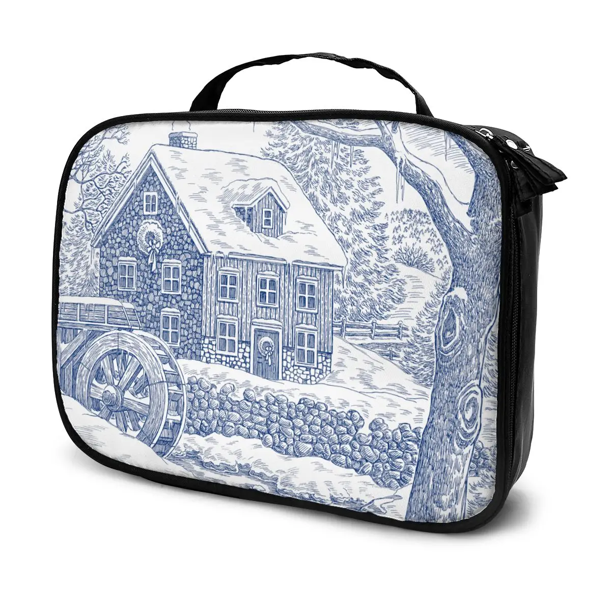 Portable Women Make Up Cosmetic Barn Farmhouse Hand Drawn Waterproof Travel Beauty Case Organizer Toiletry Kit Bag Wash Pouch
Portable Women Make Up Cosmetic Barn Farmhouse Hand Drawn Waterproof Travel Beauty Case Organizer Toiletry Kit Bag Wash Pouch
