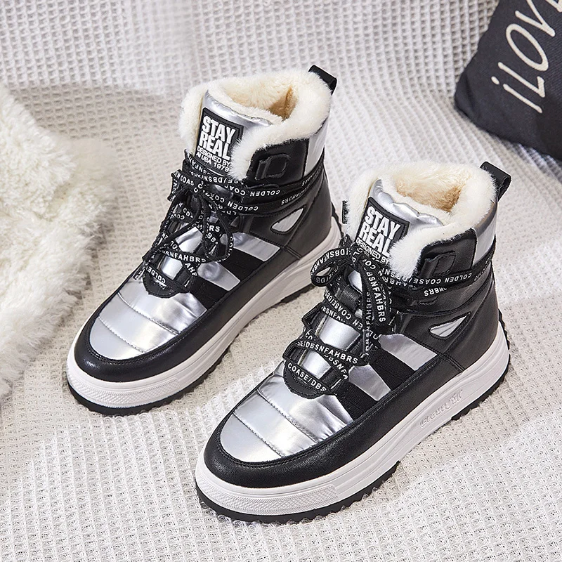 Women's Snow Boots Warm Casual Sneakers Winter shoes 2021 High Quality Winter Boots Women Platform High-top Women Botas Mujer
Women's Snow Boots Warm Casual Sneakers Winter shoes 2021 High Quality Winter Boots Women Platform High-top Women Botas Mujer