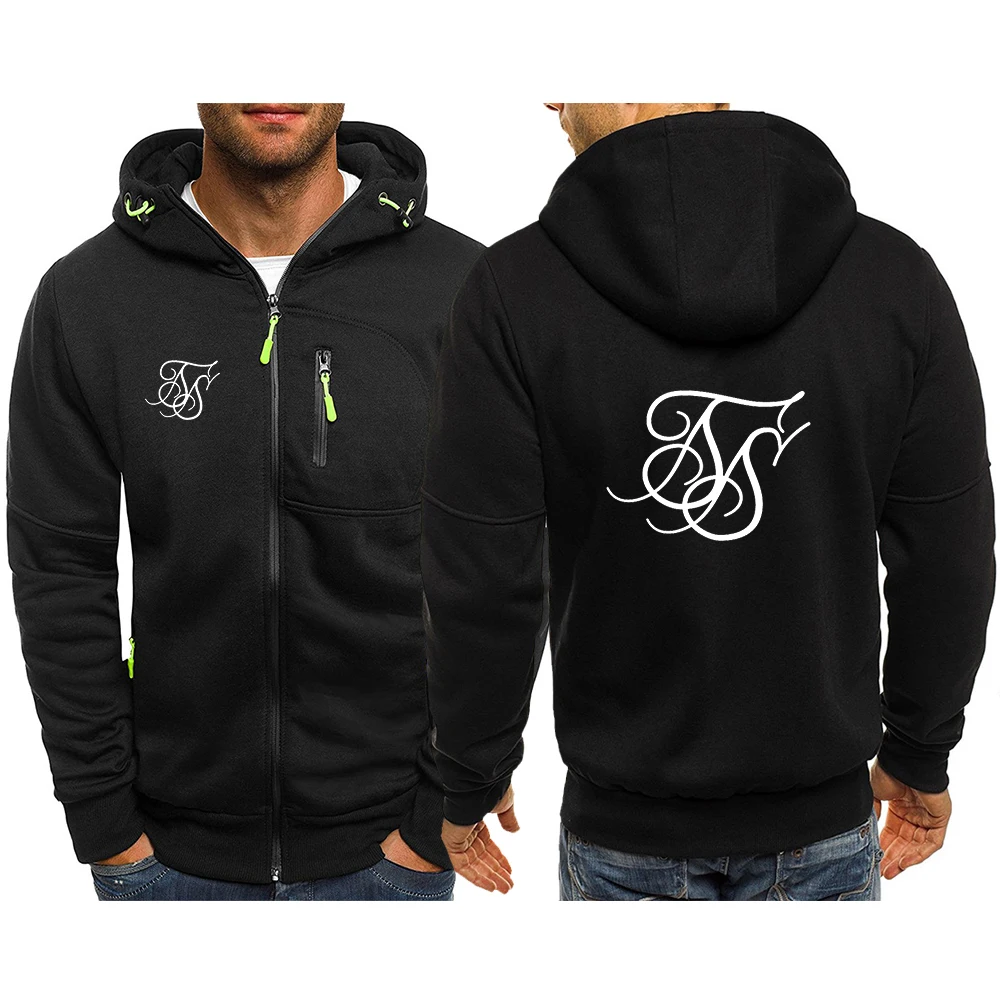 2021SikSilk New Men's Fashion Zipper Hoodie Spring Autumn High Quality Pure Color Long Sleeve Hooded Pullover Sweatshirt
2021SikSilk New Men's Fashion Zipper Hoodie Spring Autumn High Quality Pure Color Long Sleeve Hooded Pullover Sweatshirt
