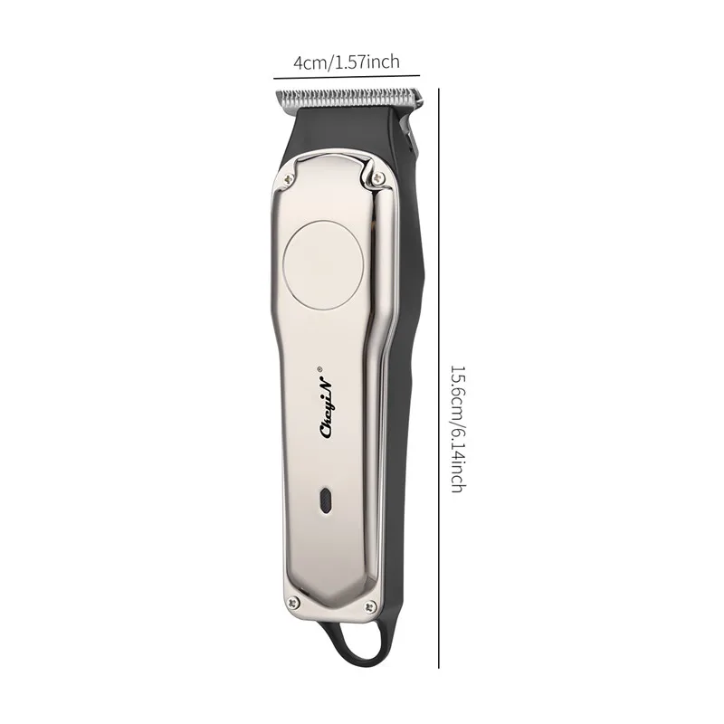 Quick Charge Electric Hair Clipper Professional Low Noise Barber Powerful Cordless Hair Trimmer for Men Kids with 5 Guide Combs
Quick Charge Electric Hair Clipper Professional Low Noise Barber Powerful Cordless Hair Trimmer for Men Kids with 5 Guide Combs