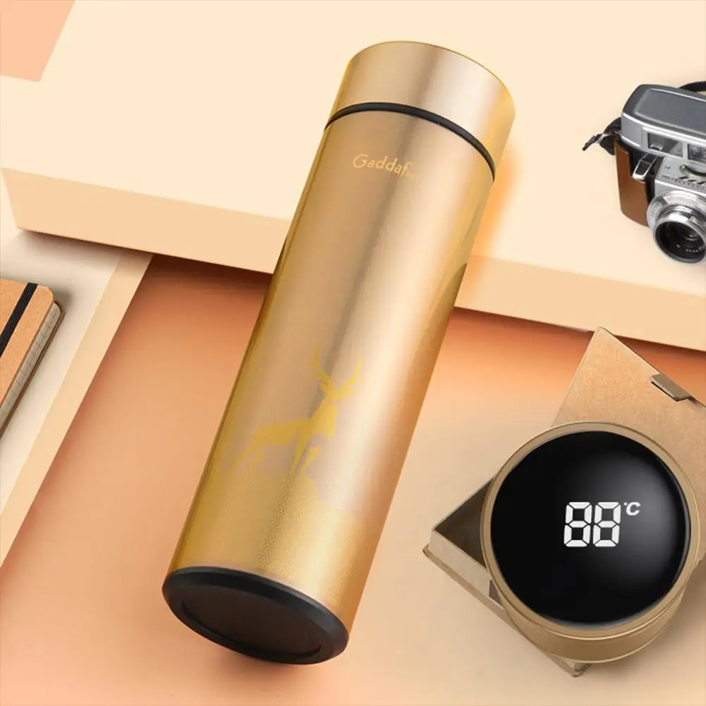 450ml Thermos Temperature Display Intelligent Steel Vacuum Coffee Mug Hot Water Cup Leak-proof Black Technology
450ml Thermos Temperature Display Intelligent Steel Vacuum Coffee Mug Hot Water Cup Leak-proof Black Technology