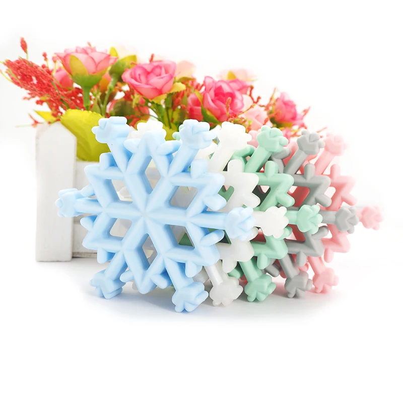 Chenkai, 10 шт., снежинка, силиконовый Прорезыватель для зубов, Детская Подвеска «сделай сам», ожерелье для кормления, подвеска, игрушка, не содержит бисфенола А
Chenkai, 10 шт., снежинка, силиконовый Прорезыватель для зубов, Детская Подвеска «сделай сам», ожерелье для кормления, подвеска, игрушка, не содержит бисфенола А