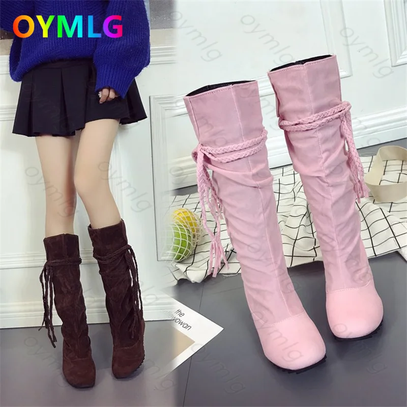 Plus size women's boots 414243 autumn and winter suede sleeve snow boots increase thinner and velvet warm high boots
Plus size women's boots 414243 autumn and winter suede sleeve snow boots increase thinner and velvet warm high boots