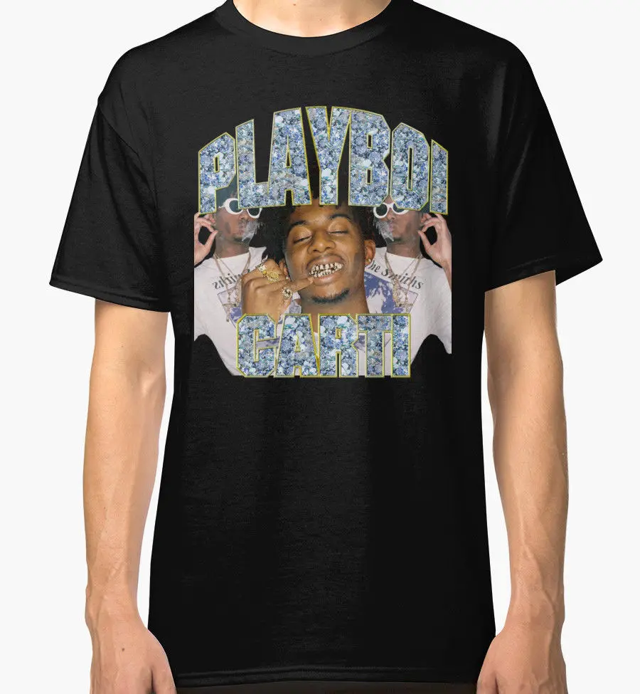 Playboi Carti Vintage Hip-Hop Men's Black Tees Shirt Clothing T-Shirt Short Sleeve Fashion T Shirt Newest 2018 Fashion
Playboi Carti Vintage Hip-Hop Men's Black Tees Shirt Clothing T-Shirt Short Sleeve Fashion T Shirt Newest 2018 Fashion