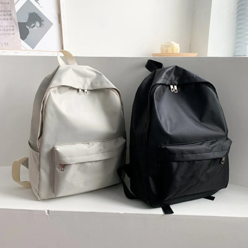 Small Backpack For School Teenagers Girls Nylon Women Backpack White Bookbag Fashion Solid Color Travel Backpack Street Trend
Small Backpack For School Teenagers Girls Nylon Women Backpack White Bookbag Fashion Solid Color Travel Backpack Street Trend