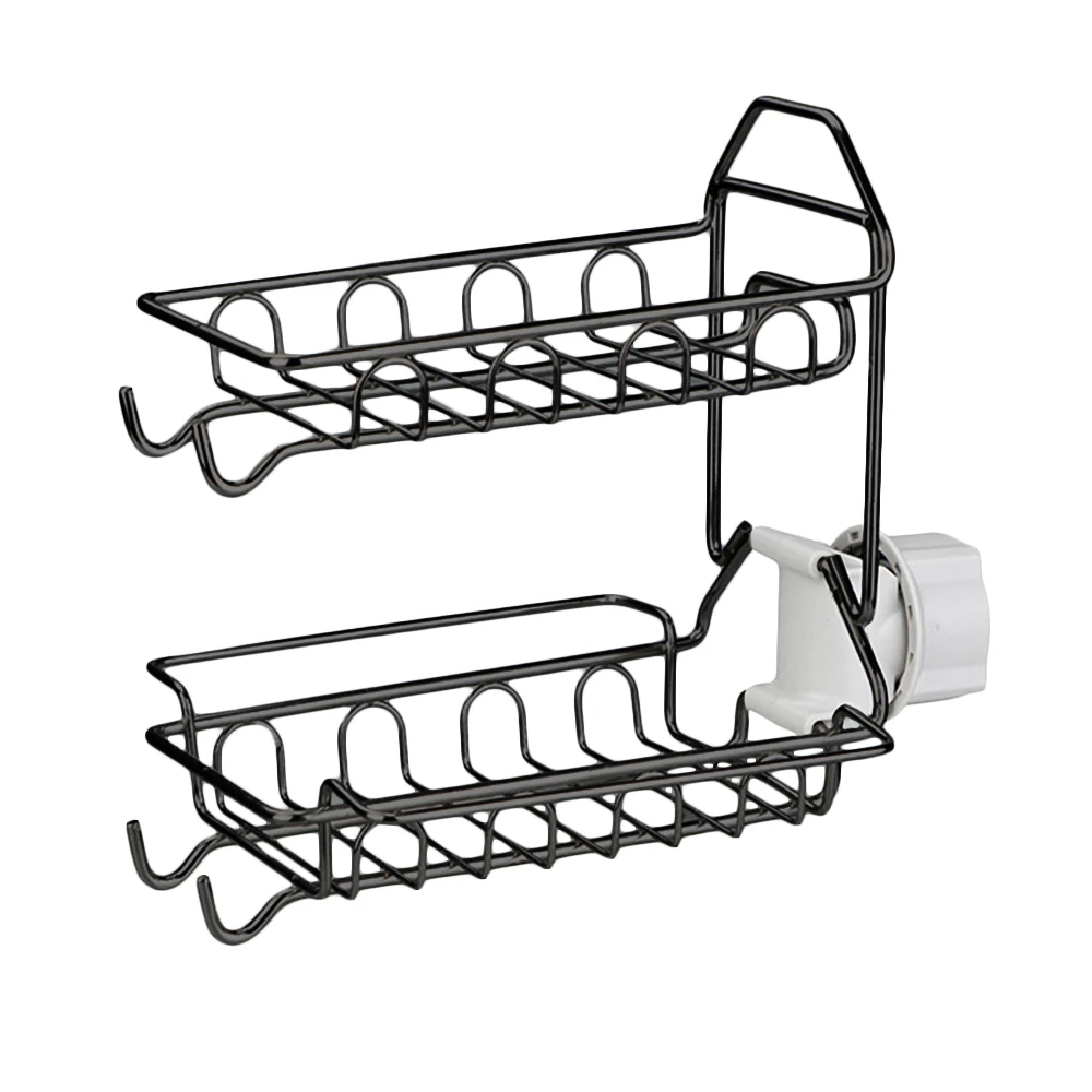 Sink Storage Rack Kitchen Faucet Drain Shelf Sponge Dishcloth Towel Holder Stainless Steel Bathroom Organizer With 2 Hook
Sink Storage Rack Kitchen Faucet Drain Shelf Sponge Dishcloth Towel Holder Stainless Steel Bathroom Organizer With 2 Hook