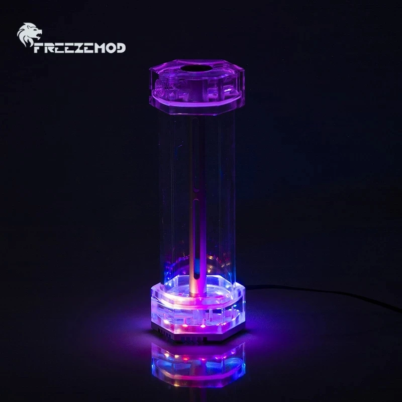 FREEZEMOD Reservoir water cooler hexagonal transparent water tank 5V ARGB lighting effect Motherboard aura sync RB-LBX
FREEZEMOD Reservoir water cooler hexagonal transparent water tank 5V ARGB lighting effect Motherboard aura sync RB-LBX
