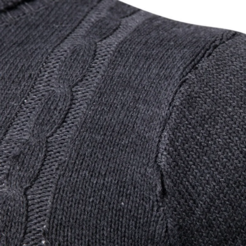 Spring and Autumn New Men's High Lapel Pullover Sweater Bottoming Shirt Jacquard Knitted Sweater
Spring and Autumn New Men's High Lapel Pullover Sweater Bottoming Shirt Jacquard Knitted Sweater
