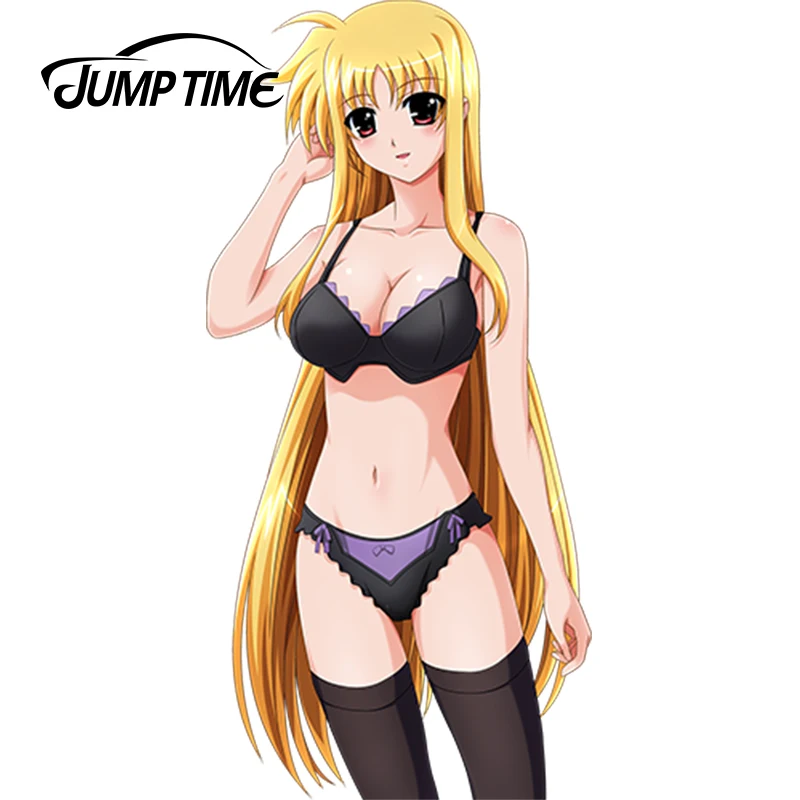 JumpTime 13 см x 6 3 с рисунком из аниме Маги трогательная наноха автомобильный Стайлинг