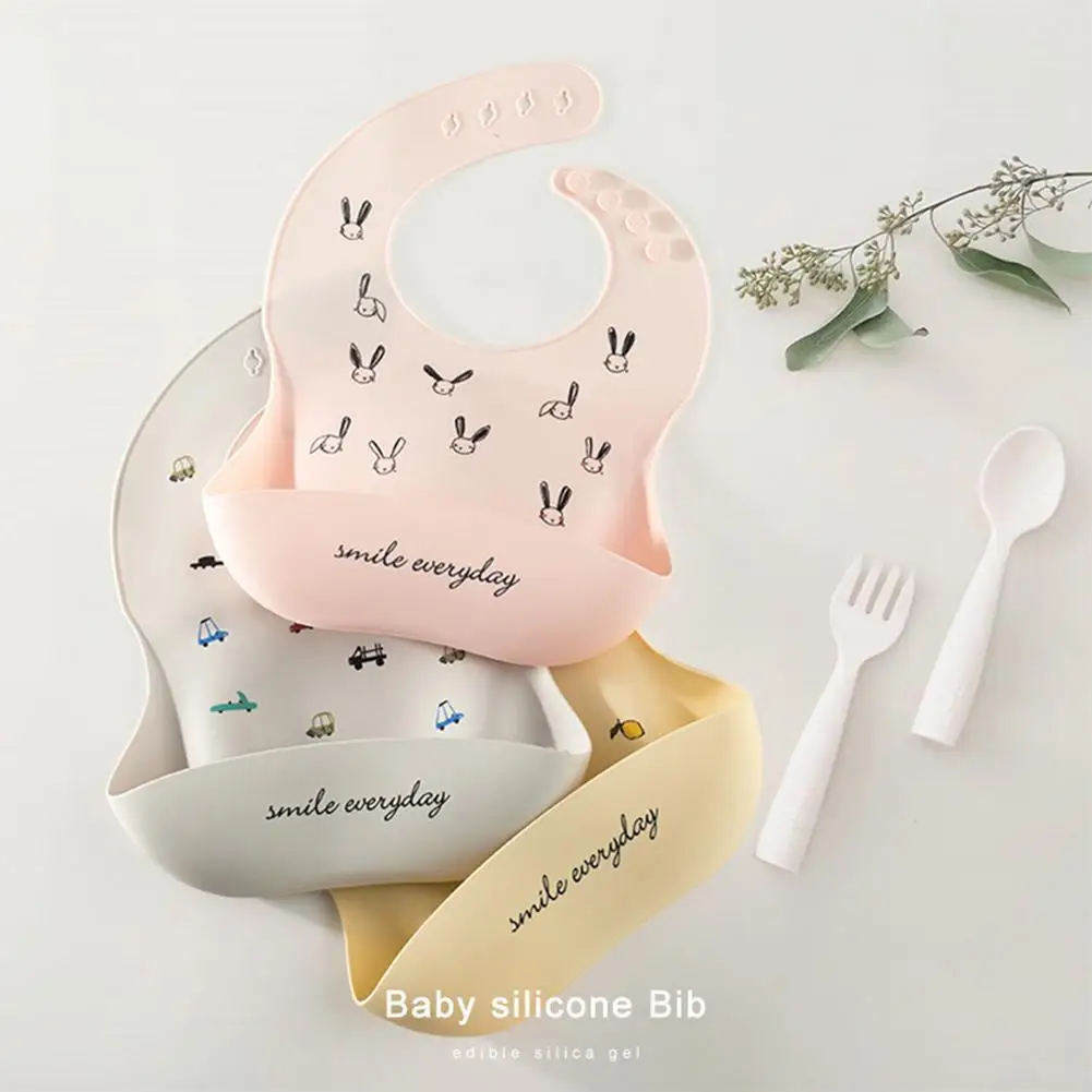 Baby Feeding Bibs Comfortable Infant Weaning Bib Cute Silicone Bib Apron For Toddlers Easily Wipe Clean Waterproof And Washable
Baby Feeding Bibs Comfortable Infant Weaning Bib Cute Silicone Bib Apron For Toddlers Easily Wipe Clean Waterproof And Washable