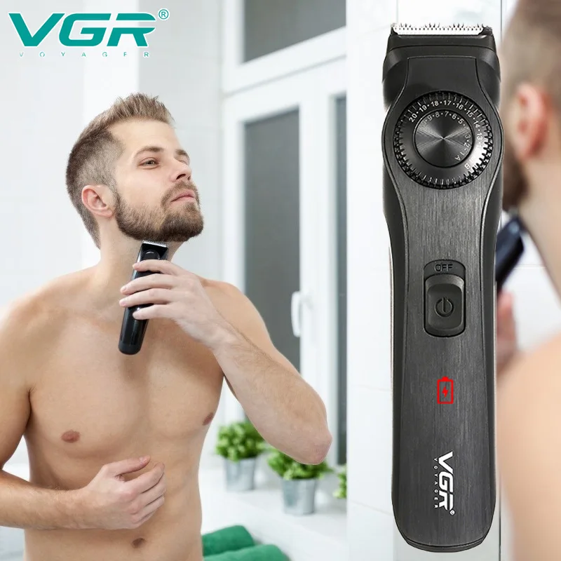 VGR Professional Electric Precision Trimmer Beard Hair Clippers Men Wahl Magic Clip Cordless Razor Stainless Steel Blade
VGR Professional Electric Precision Trimmer Beard Hair Clippers Men Wahl Magic Clip Cordless Razor Stainless Steel Blade