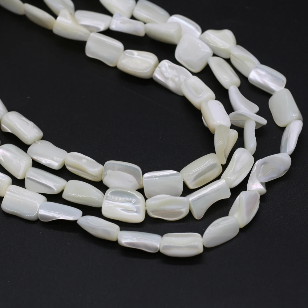 Best Selling 2021 New Natural Shell Beads White Irregular Rectangular High-quality Beaded for Jewelry Making Necklace Bracelet
Best Selling 2021 New Natural Shell Beads White Irregular Rectangular High-quality Beaded for Jewelry Making Necklace Bracelet