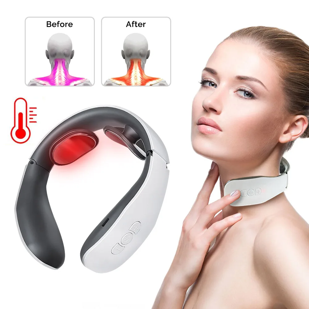 Electric Pulse Neck Massager TENS Cervical Massager Pain Relief Relaxation Therapy Shoulder Tissue Masajeador Neck Massager
Electric Pulse Neck Massager TENS Cervical Massager Pain Relief Relaxation Therapy Shoulder Tissue Masajeador Neck Massager