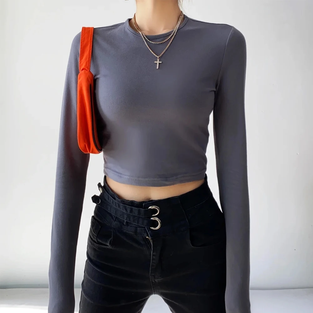 2021 women Patchwork sexy tee O-Neck thin Fitness stretch top Lady long sleeve Crop T shirts fashion Brief paragraph tops Mujer
2021 women Patchwork sexy tee O-Neck thin Fitness stretch top Lady long sleeve Crop T shirts fashion Brief paragraph tops Mujer