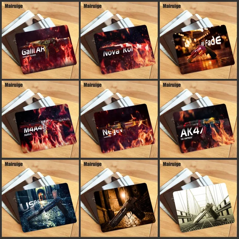 Mairuige Best selling hot rubber mouse pad small size CSGO series firearm keyboard pad PC computer notebook essential table mat
Mairuige Best selling hot rubber mouse pad small size CSGO series firearm keyboard pad PC computer notebook essential table mat