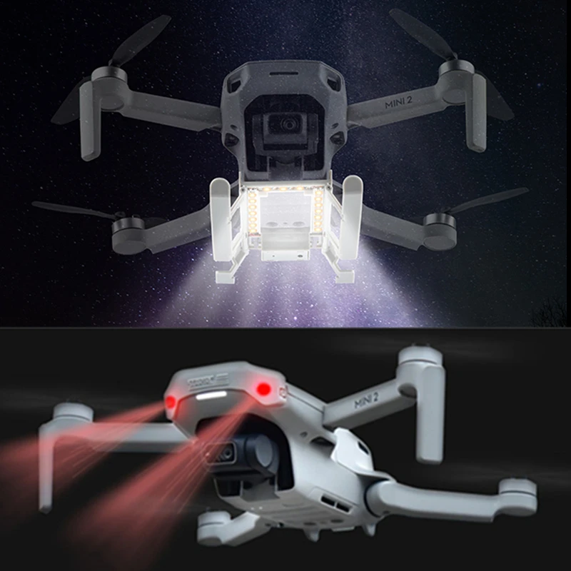 

STARTRC LED Landing Gear For DJI Mini 2 / Mavic Mini / Mini SE Folding Night Light Accessories Kit Protective Gimbal Stand