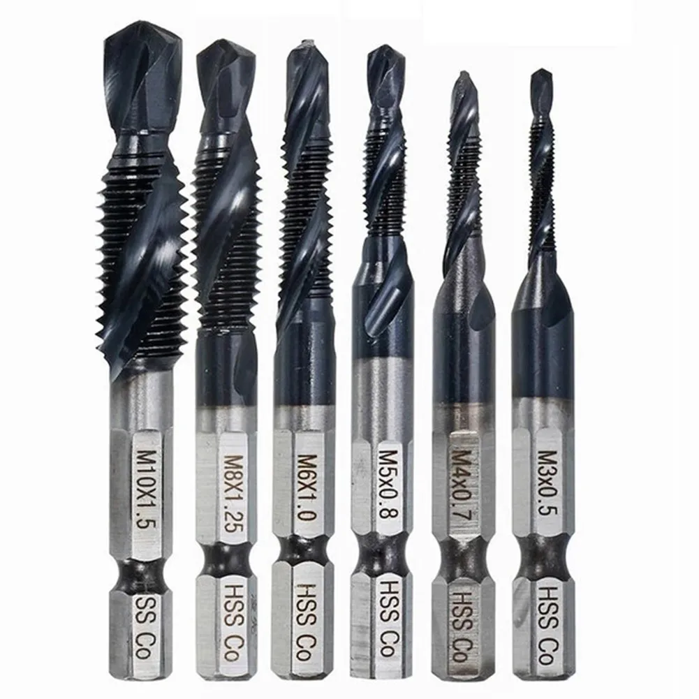 6PCS M3-M10 Screw Tap Drill Bits TiAlN Coated HSSCO M35 Cobalt Taps Metric Drill Bit Set For Cutting Drilling Polish Fast Ship
6PCS M3-M10 Screw Tap Drill Bits TiAlN Coated HSSCO M35 Cobalt Taps Metric Drill Bit Set For Cutting Drilling Polish Fast Ship