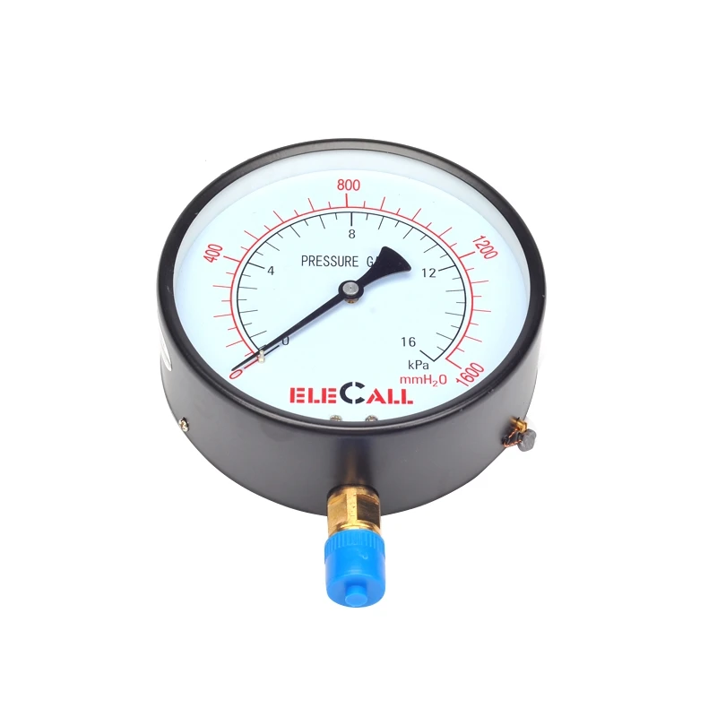 

Best Sale YE-150 0-16KPA Air Diaphragm Pressure GaugePhosphor Bronze Film Box Pressure Gauge Positive Pressure Meter