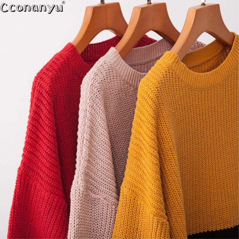 Causal Patchwork Loose Sweater Women O-Neck Long Sleeve Sweater Women Loose sexy Sweater Streetwear Autumn
Causal Patchwork Loose Sweater Women O-Neck Long Sleeve Sweater Women Loose sexy Sweater Streetwear Autumn