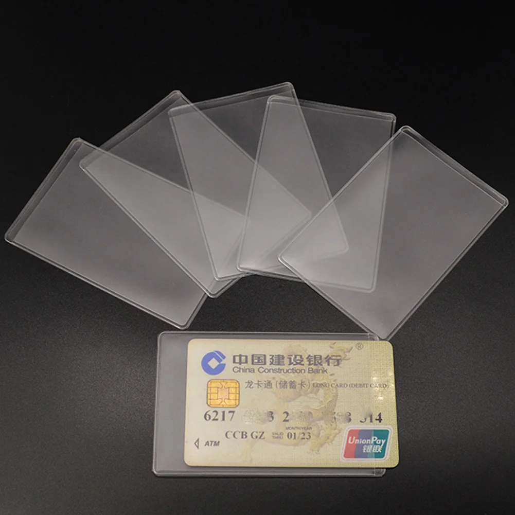 Waterproof Transparent Pvc Card Cover Silicone Plastic Card Holder Credit Cards Holder Bank Card Id Card Holder Bus Card Case
Waterproof Transparent Pvc Card Cover Silicone Plastic Card Holder Credit Cards Holder Bank Card Id Card Holder Bus Card Case