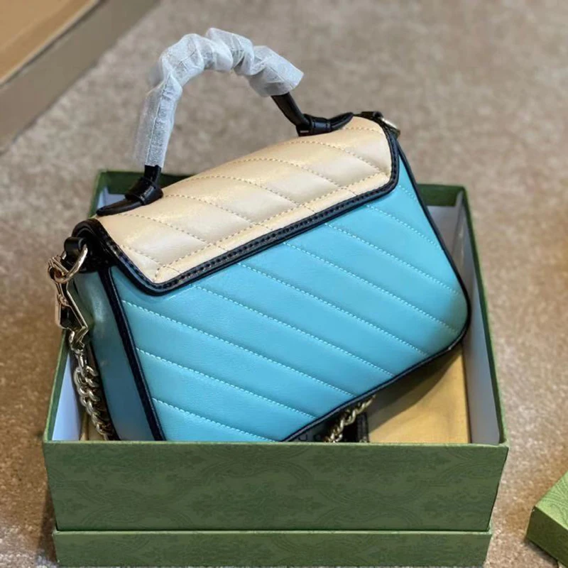 New Stripe fashion designer single shoulder diagonal span Marmont bag small square bag love bag GG Mini chain bag
New Stripe fashion designer single shoulder diagonal span Marmont bag small square bag love bag GG Mini chain bag