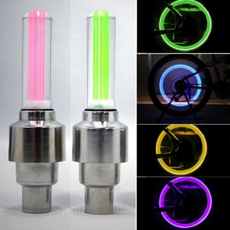 2Pcs Valve Tire Light Portable Bicycle Car Motorcycle Wheel Tire Lamp Waterproof Valve Stem CAP Bike Light Riding Sports Light
2Pcs Valve Tire Light Portable Bicycle Car Motorcycle Wheel Tire Lamp Waterproof Valve Stem CAP Bike Light Riding Sports Light