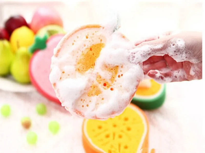 Fashion Household Kitchen Fruit Sponge Efficient Clean Dish Cloth Scouring Pads
Fashion Household Kitchen Fruit Sponge Efficient Clean Dish Cloth Scouring Pads